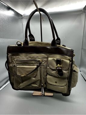Utility Handbag Multi-Pocket Purse, Messenger Bag